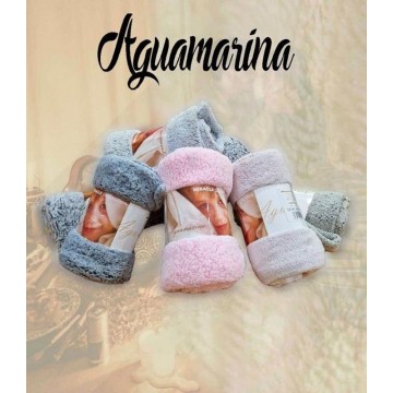 PLAID 130-160 AGUAMARINA...