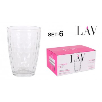 SET 6 VASOS 415CC NEW...