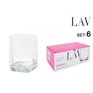 SET 6 VASOS AGUA 320CC...