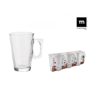 SET 3 MUG CON ASA 225CC...