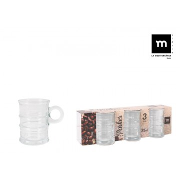 SET 3 TAZAS CAFE 85ML...