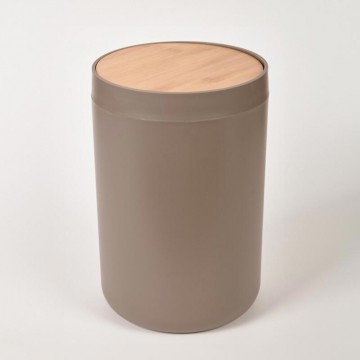 CUBO BASURA TAUPE BASIC 124095