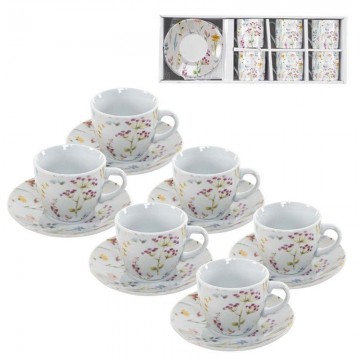 JUEGO CAFE 6X80ML FLORES...