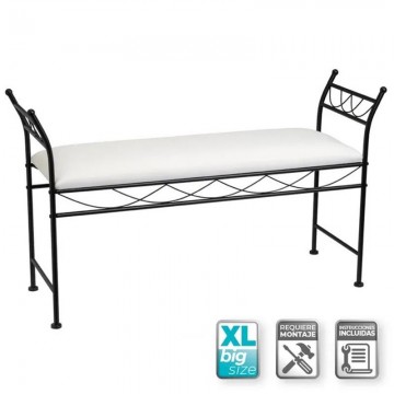 BANQUETA METAL NEGRO...